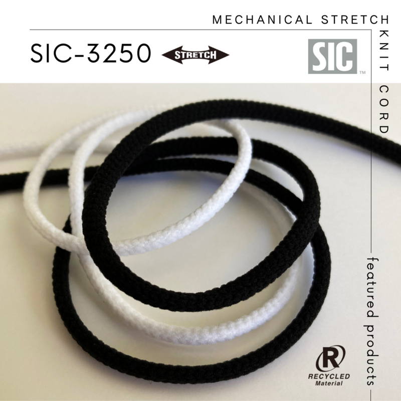 S.I.C. 環境に優しい新商品のご紹介／SIC-3250 メカニカルストレッチニットコード