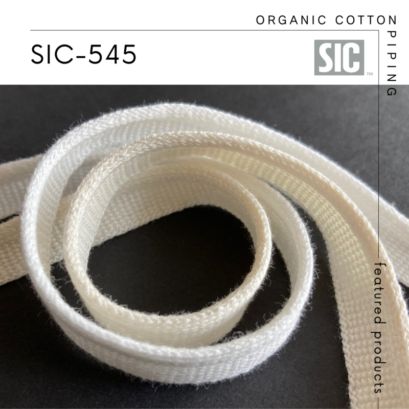 S.I.C. 新商品のご紹介／SIC-545 オーガニックコットンパイピング